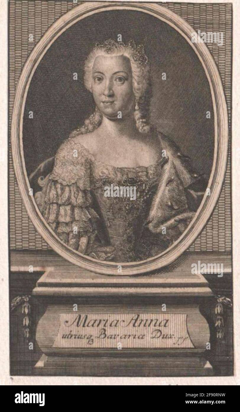 Maria Anna, Princess of Saxony Stock Photo Alamy