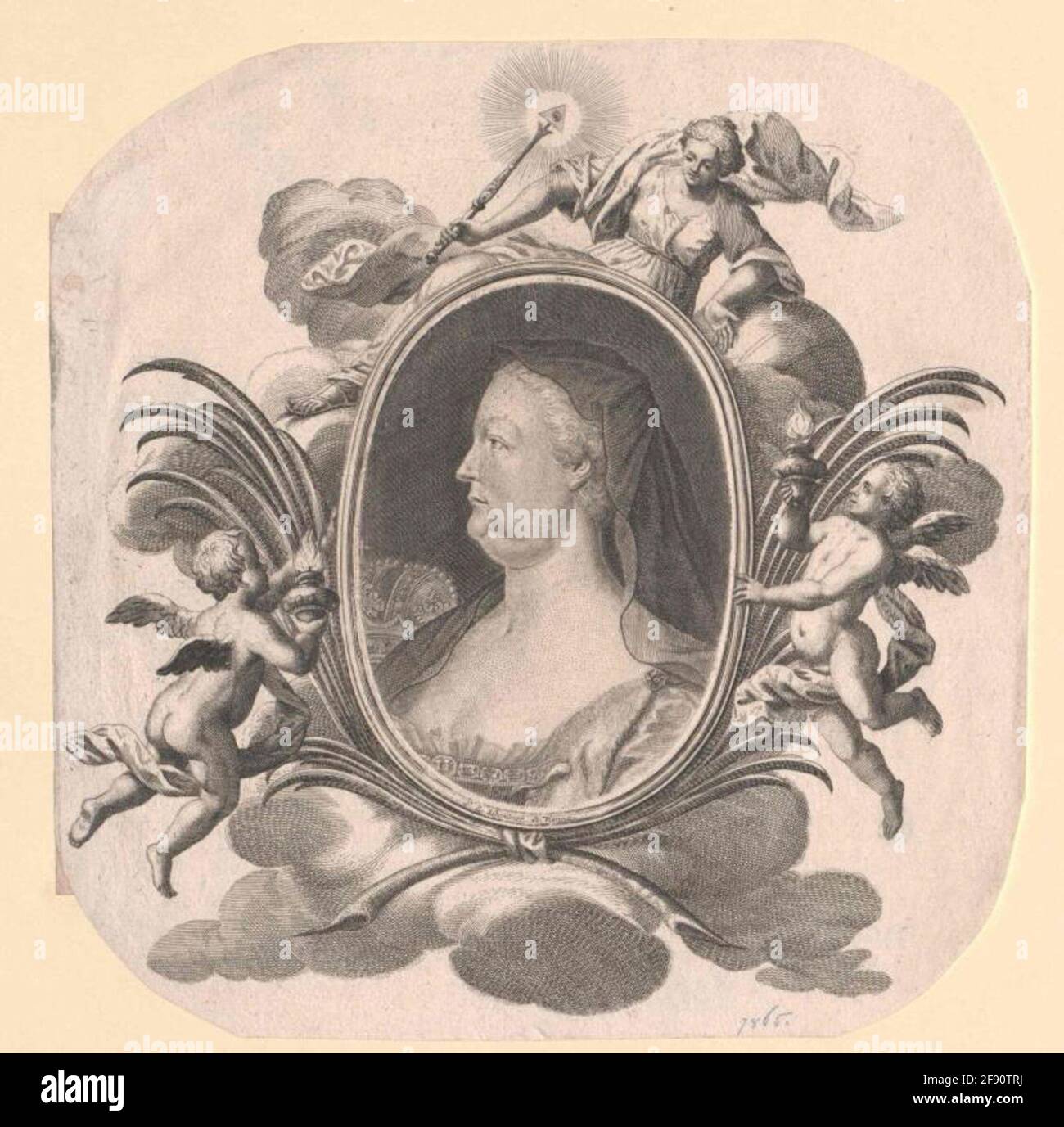 Elisabeth Christine, Princess of BraunschweigWolfenbüttel Stock Photo