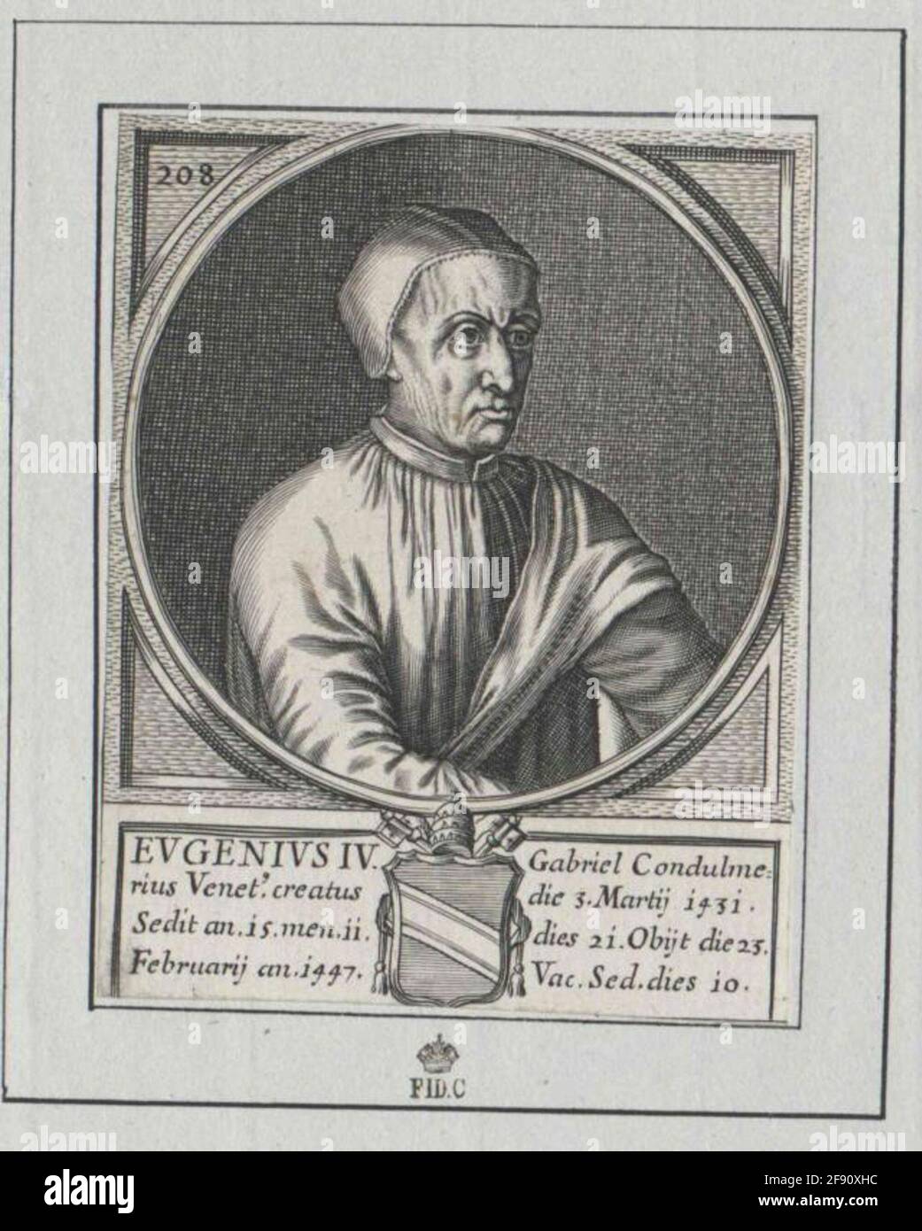 Eugen IV., Papa Stock Photo Alamy