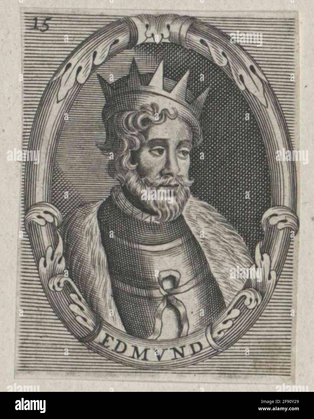 Edmund I., King of England Stock Photo Alamy