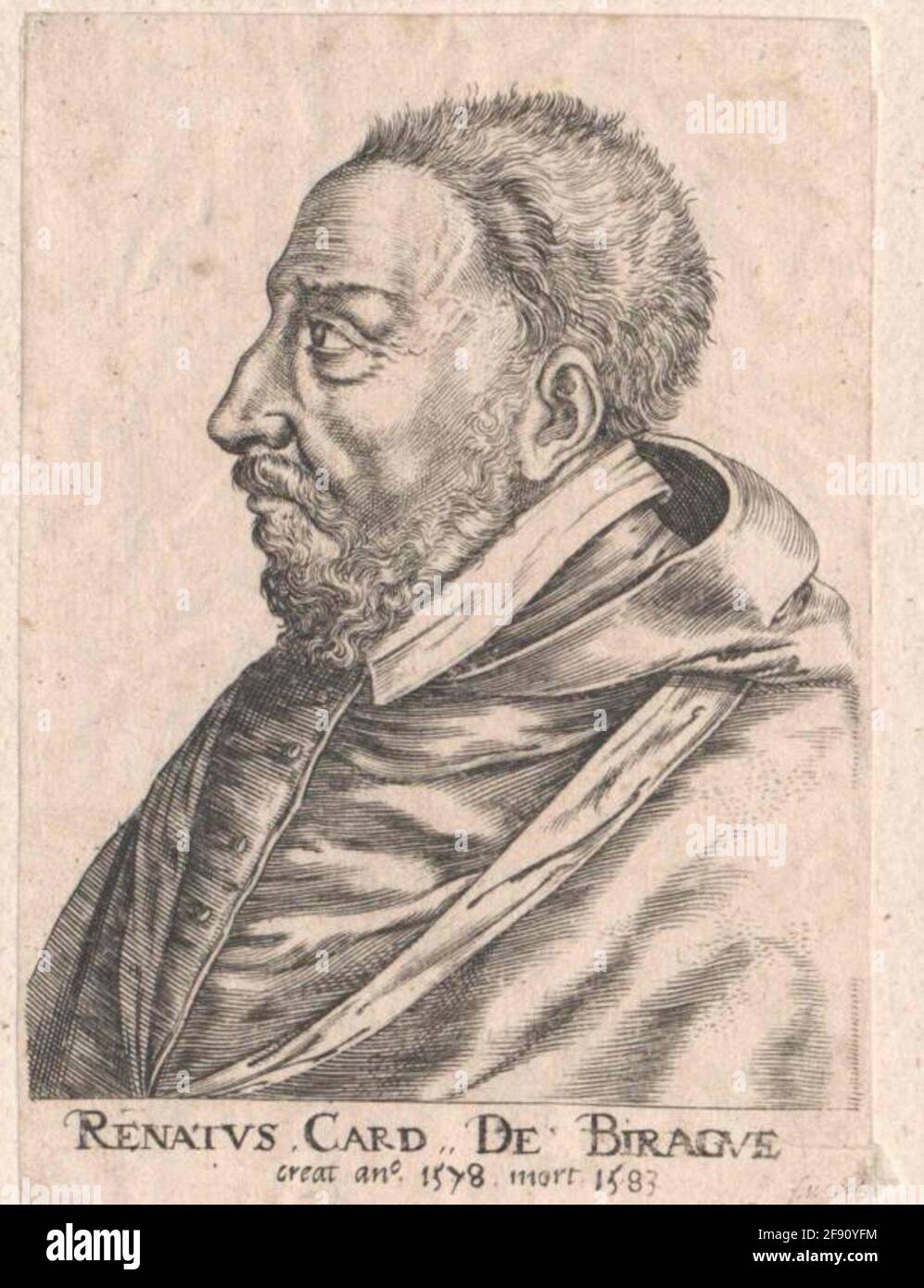 Birague, René de unknown artist Stock Photo Alamy