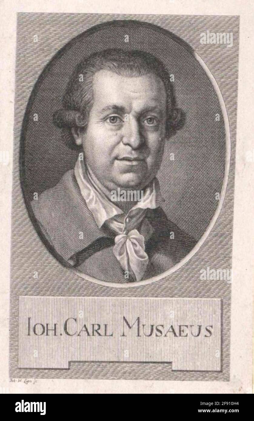 Musaeus, Johann Karl August Stecher: Lips, Johann Heinrich Stock Photo