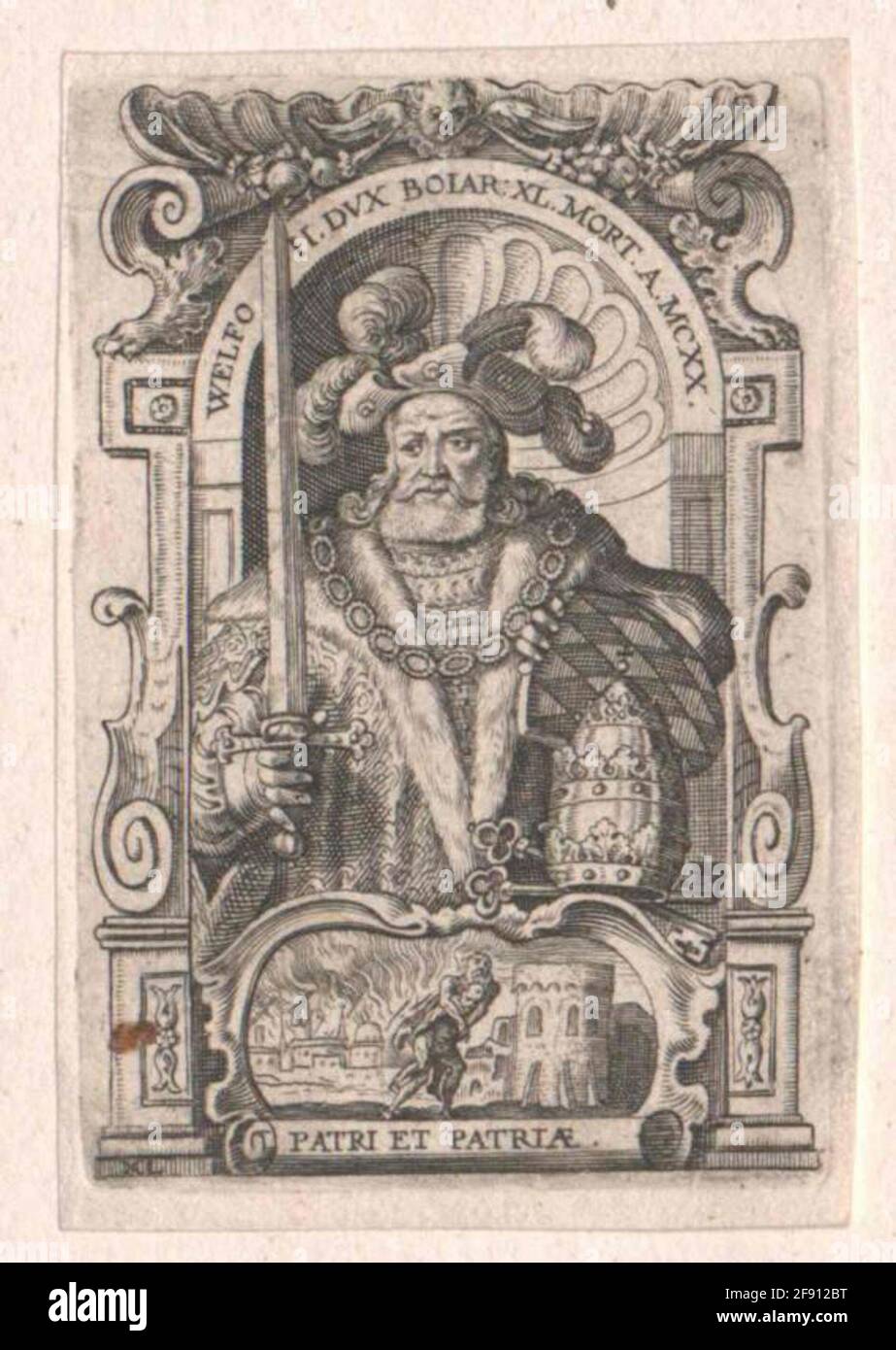 Welf V. (II.), Duke of Bavaria Stock Photo Alamy