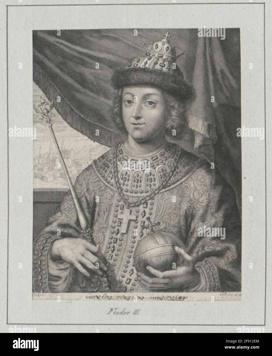 Feodor III., Zar of Russia Stock Photo - Alamy