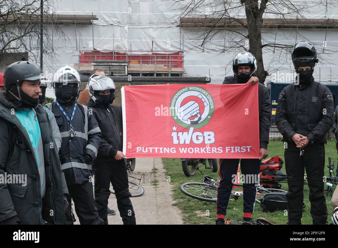Deliveroo riders in London strike and organise a protest ride for ...