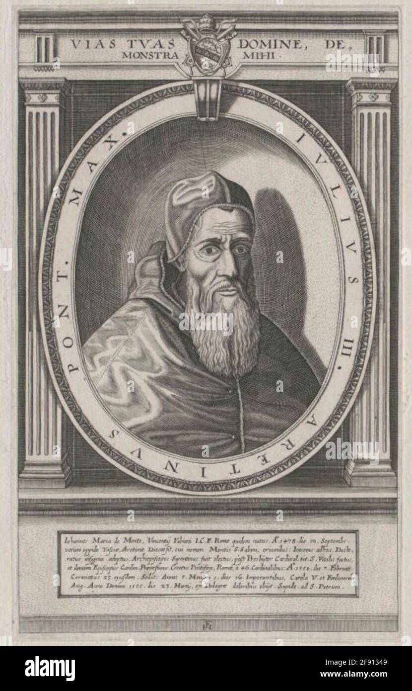 Julius III., Dad Stecher: Hulsen, Friedrich van Stock Photo