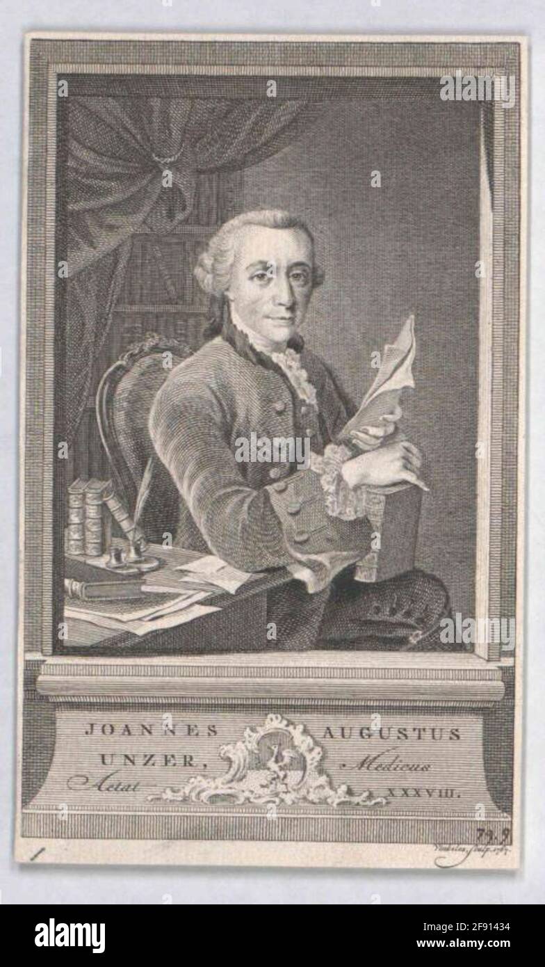 Unzer, Johann August Stock Photo Alamy