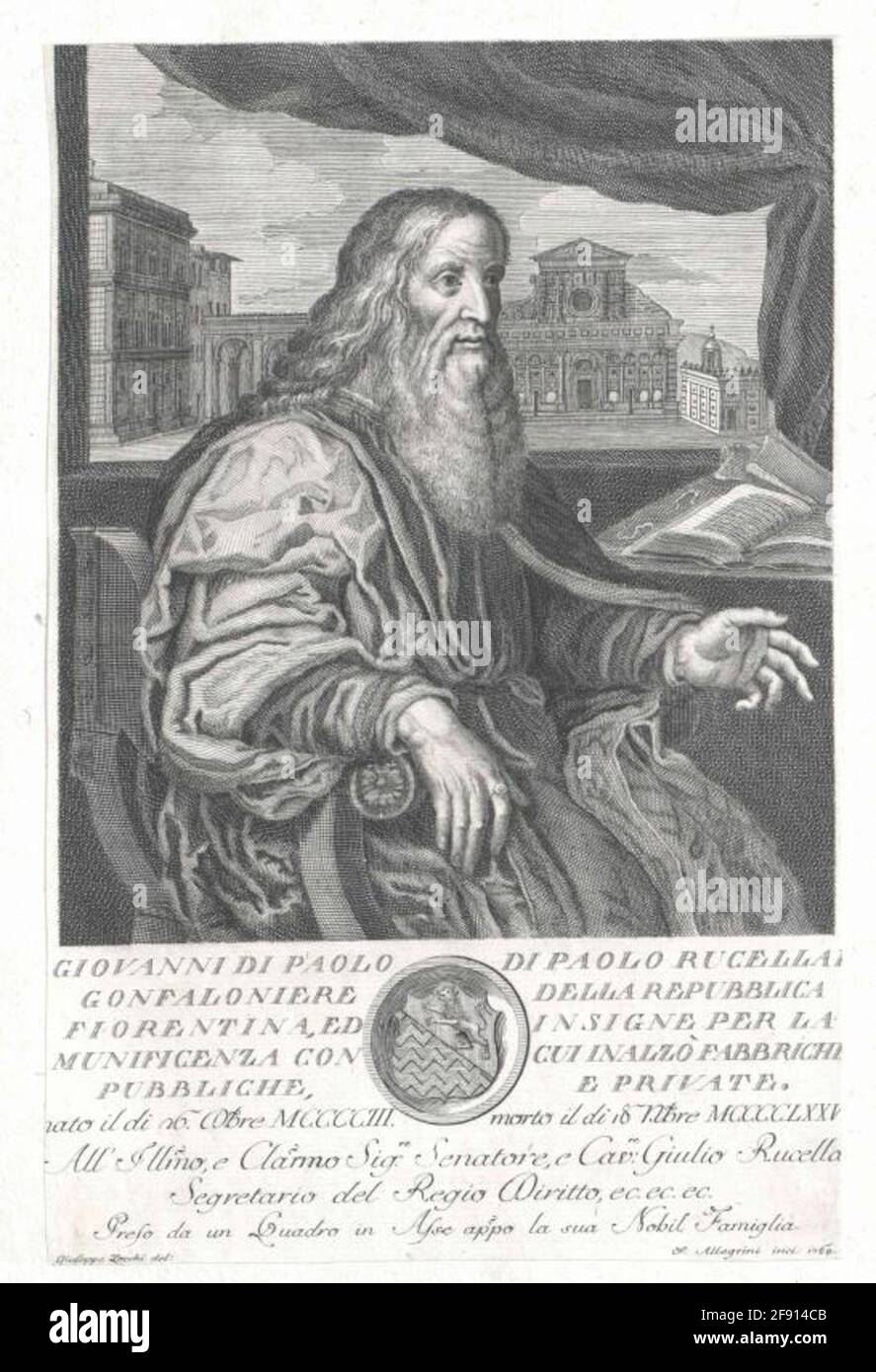 Rucellai, Giovanni di Paolo. Stock Photo