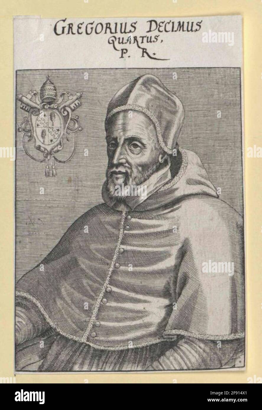 Gregor XIV., papa Stock Photo Alamy