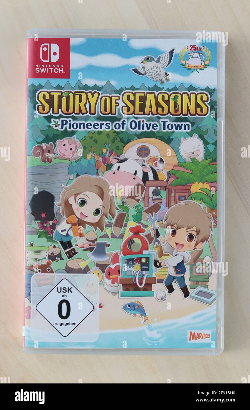 BERLIN, GERMANY Mar 25, 2021 new game for Nintendo Switch Story of