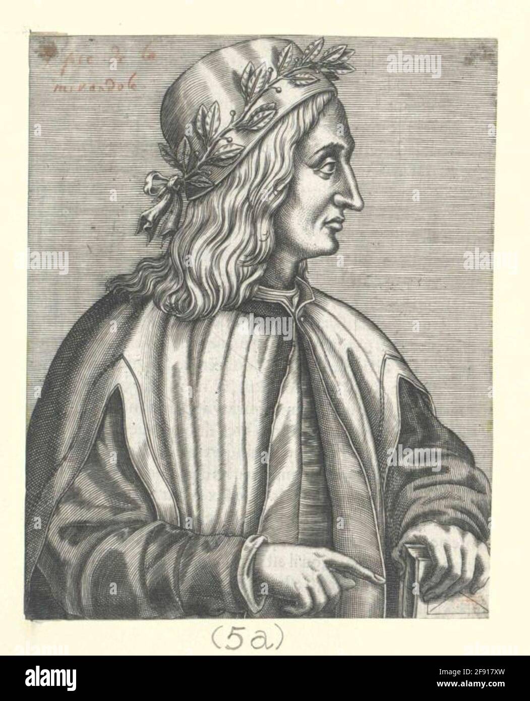 Pico della Mirandola, Giovanni Stock Photo Alamy