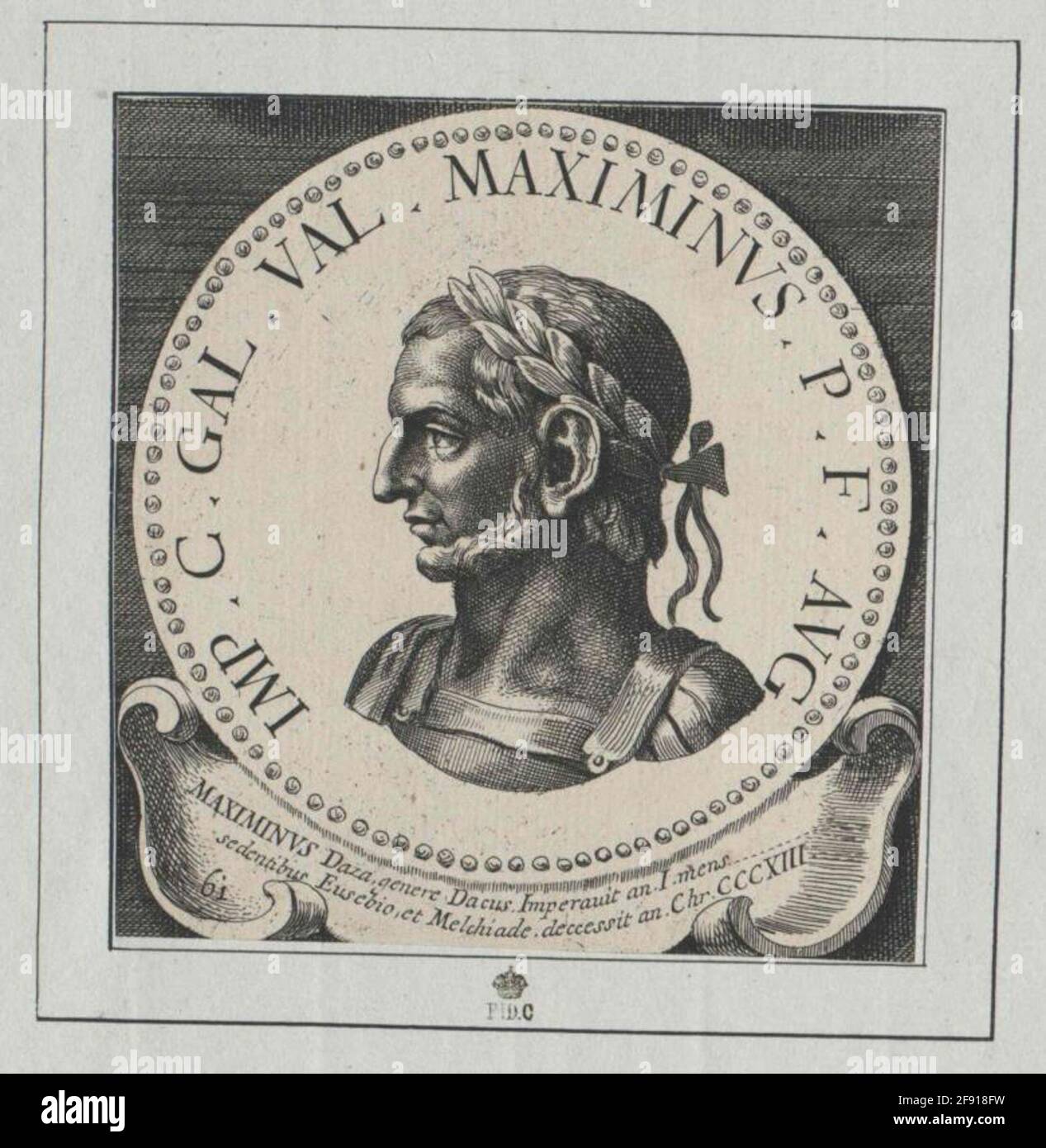 Maximinus Daia, Roman Emperor Stock Photo Alamy