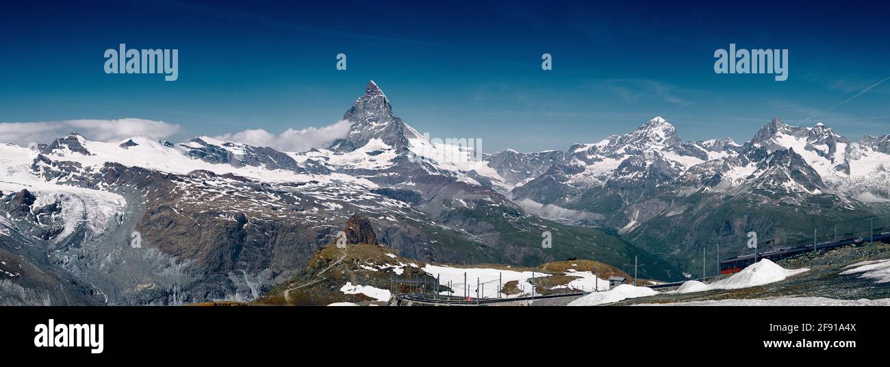 Matterhorn at the horizon hi-res stock photography and images - Alamy