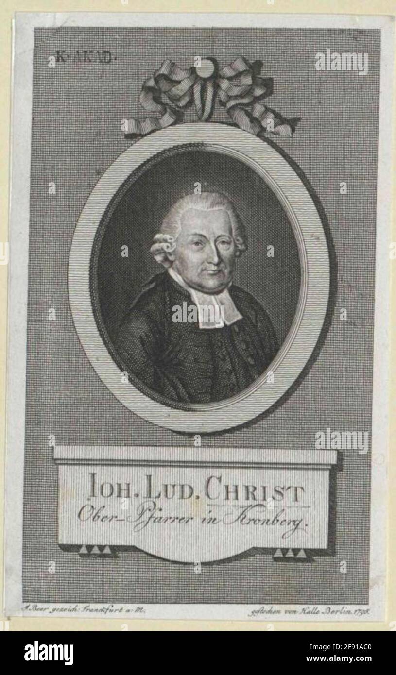 Christ, Johann Ludwig Stock Photo Alamy