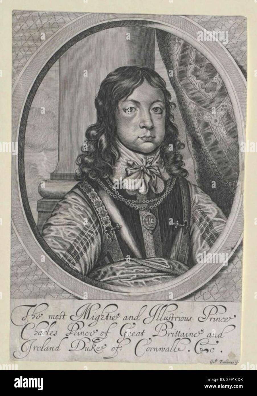 Karl II., King of England Stock Photo Alamy