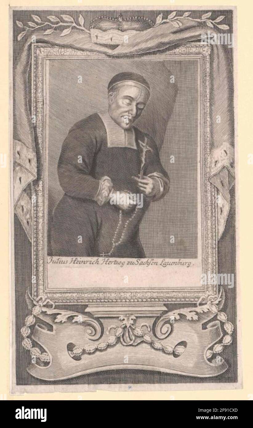 Julius Heinrich, Duke of SachsenLauenburg Stock Photo Alamy