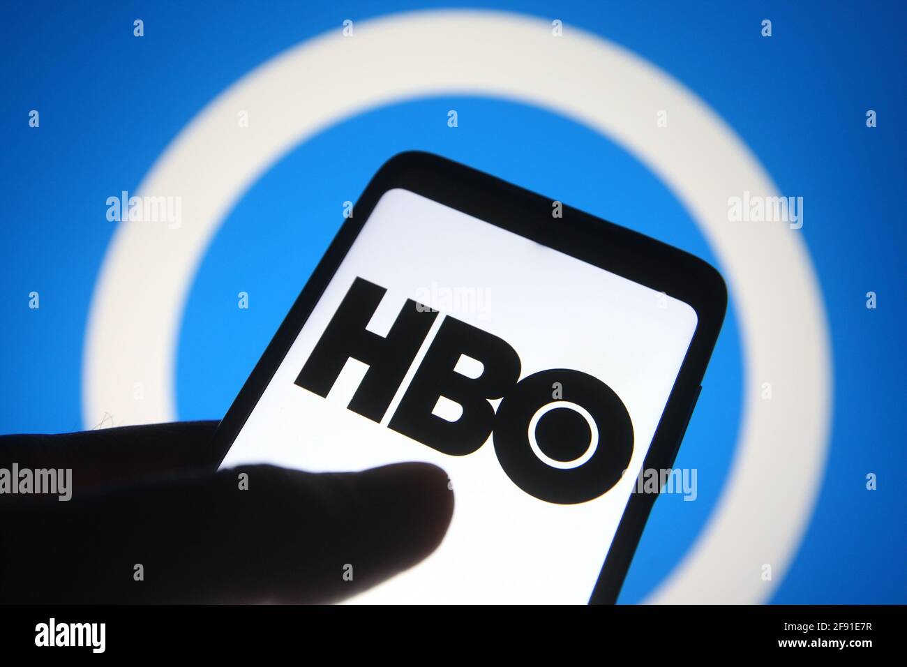 Ukraine. 16th Apr, 2021. In this photo illustration a HBO (Home Box Office) logo is seen on a smartphone screen. Credit: Pavlo Gonchar/SOPA Images/ZUMA Wire/Alamy Live News Stock Photo