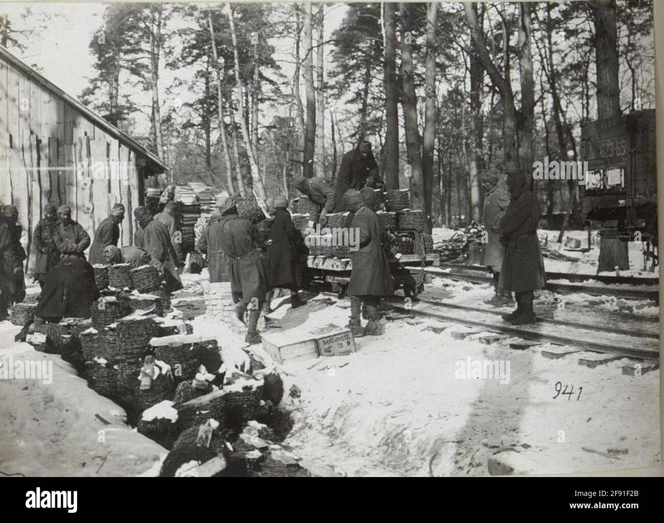 Loading activity in Galicia Stock Photo - Alamy