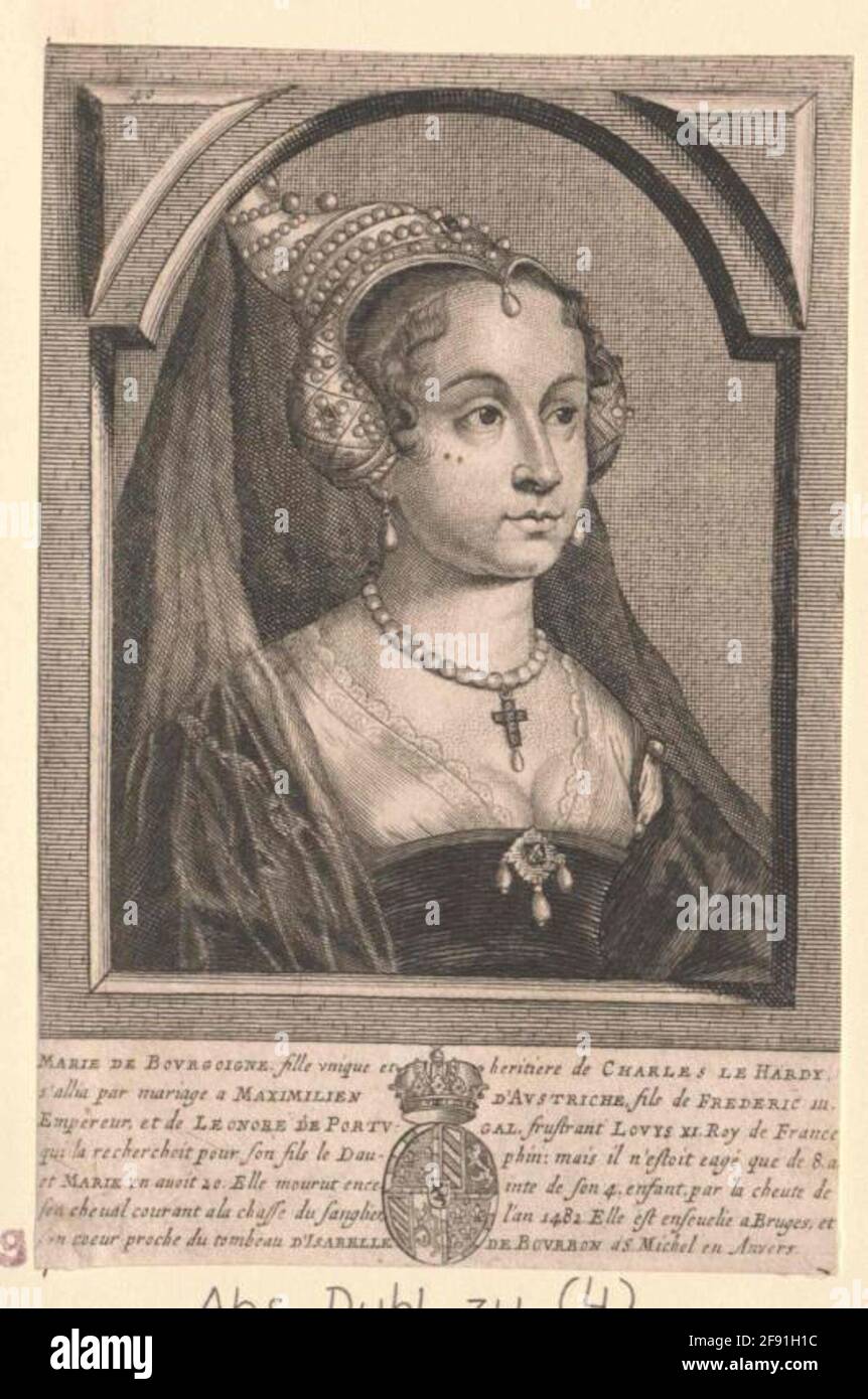 Maria von Burgundy. Stock Photo