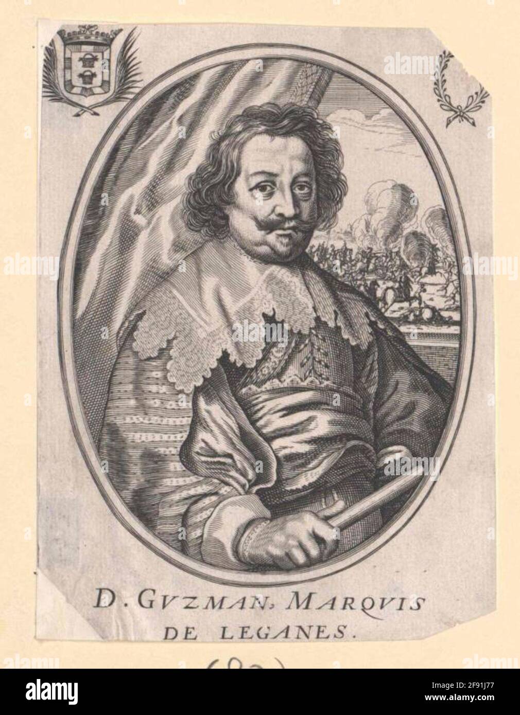 Guzmán, Diego Felipe Duque de Sanlúcar La Mayor Verleger: Moncornet, Baltazardatierung: 1641/1668 Stock Photo