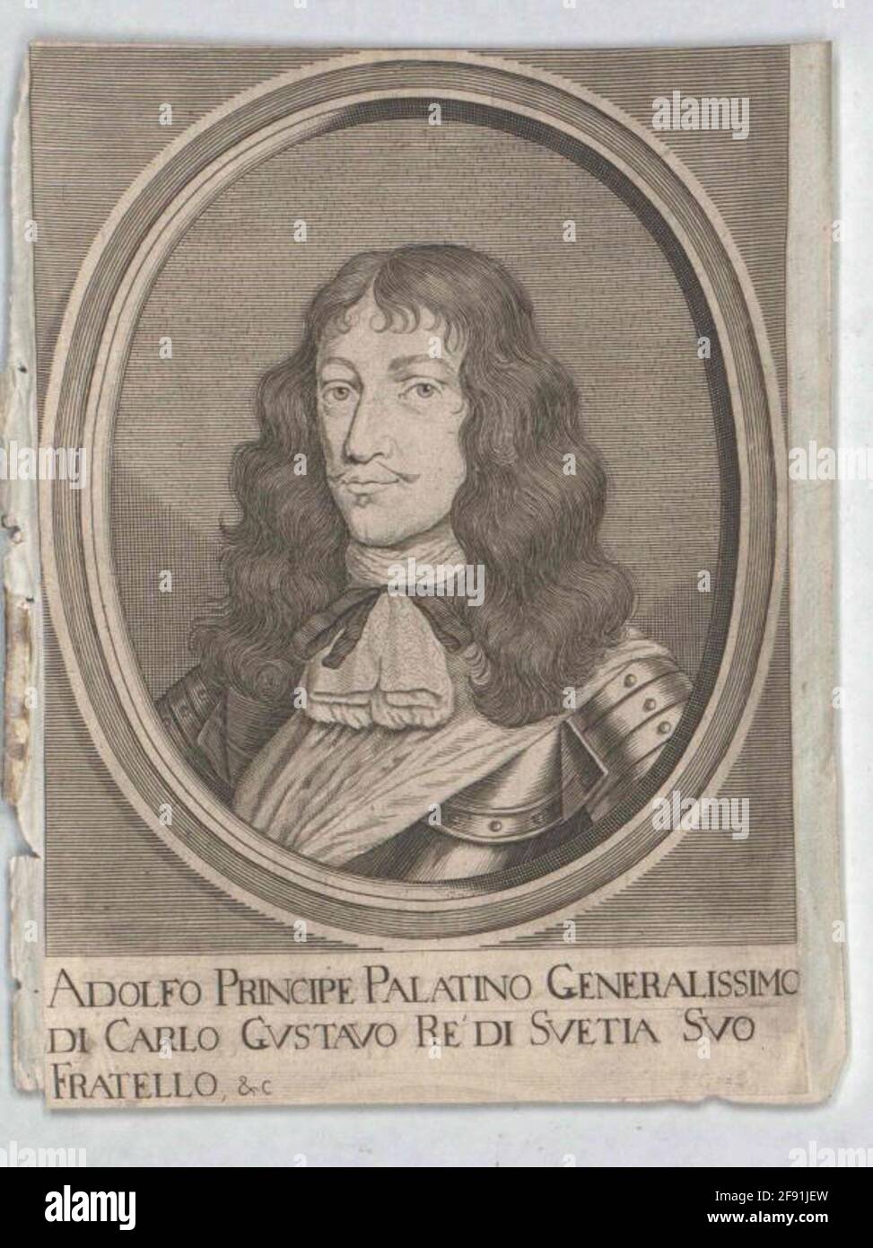 Adolf Johann I, Pfalzgraf of ZweibrückenKleeburg Stock Photo Alamy