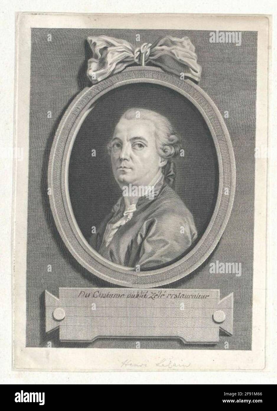 Lekain, Henri Louis. Stock Photo