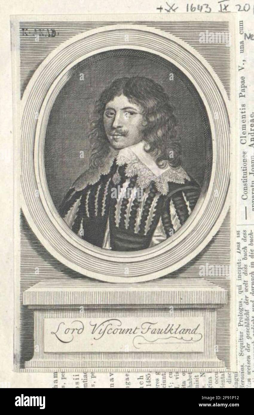 Cary, 2. Viscount Falkland, Lucius Stock Photo Alamy