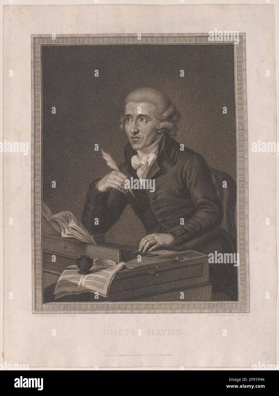 Haydn, Joseph Error: Schiavonetti, Luigi Appearance: London Stock Photo