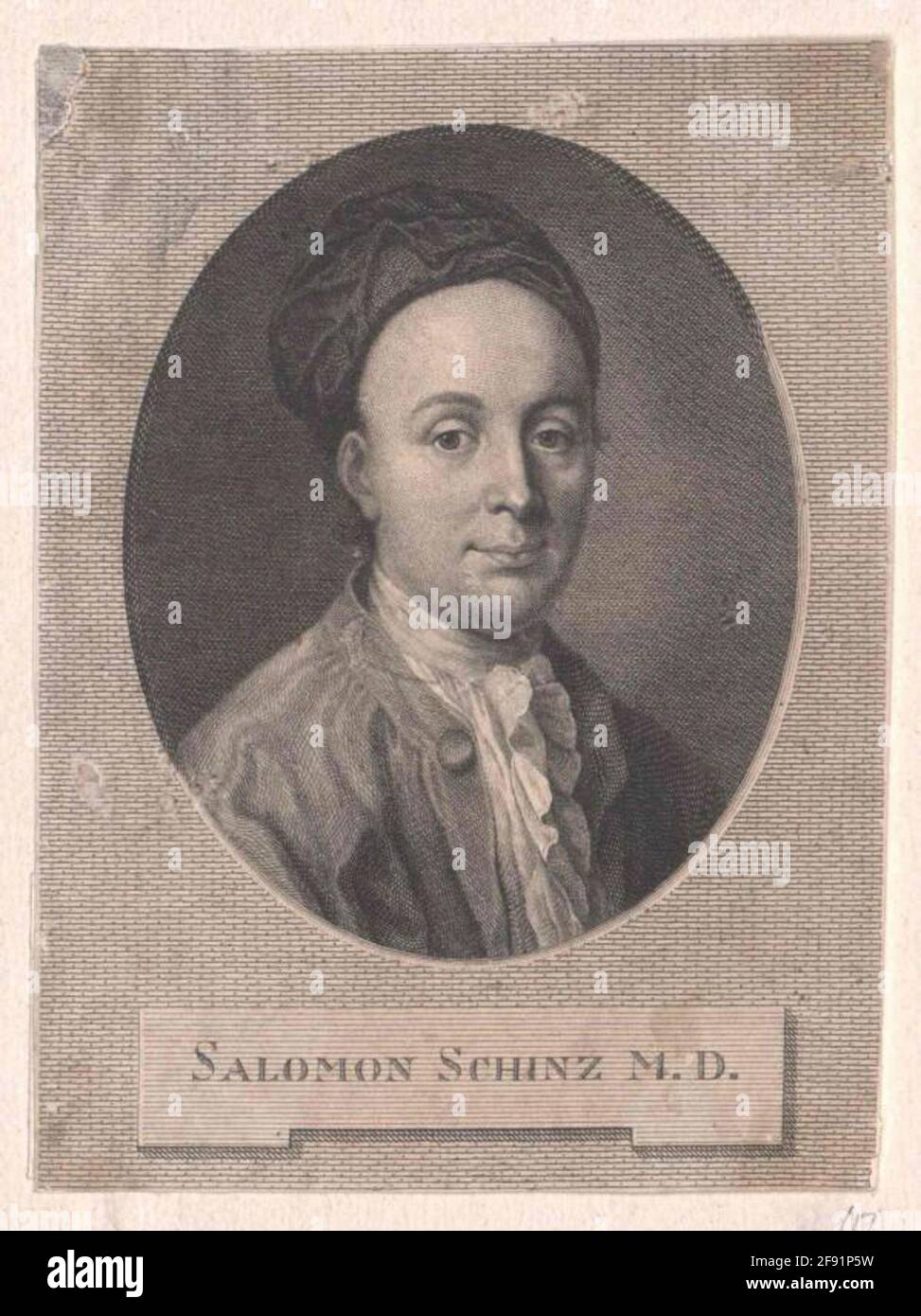 Schinz, Salomon . Stock Photo