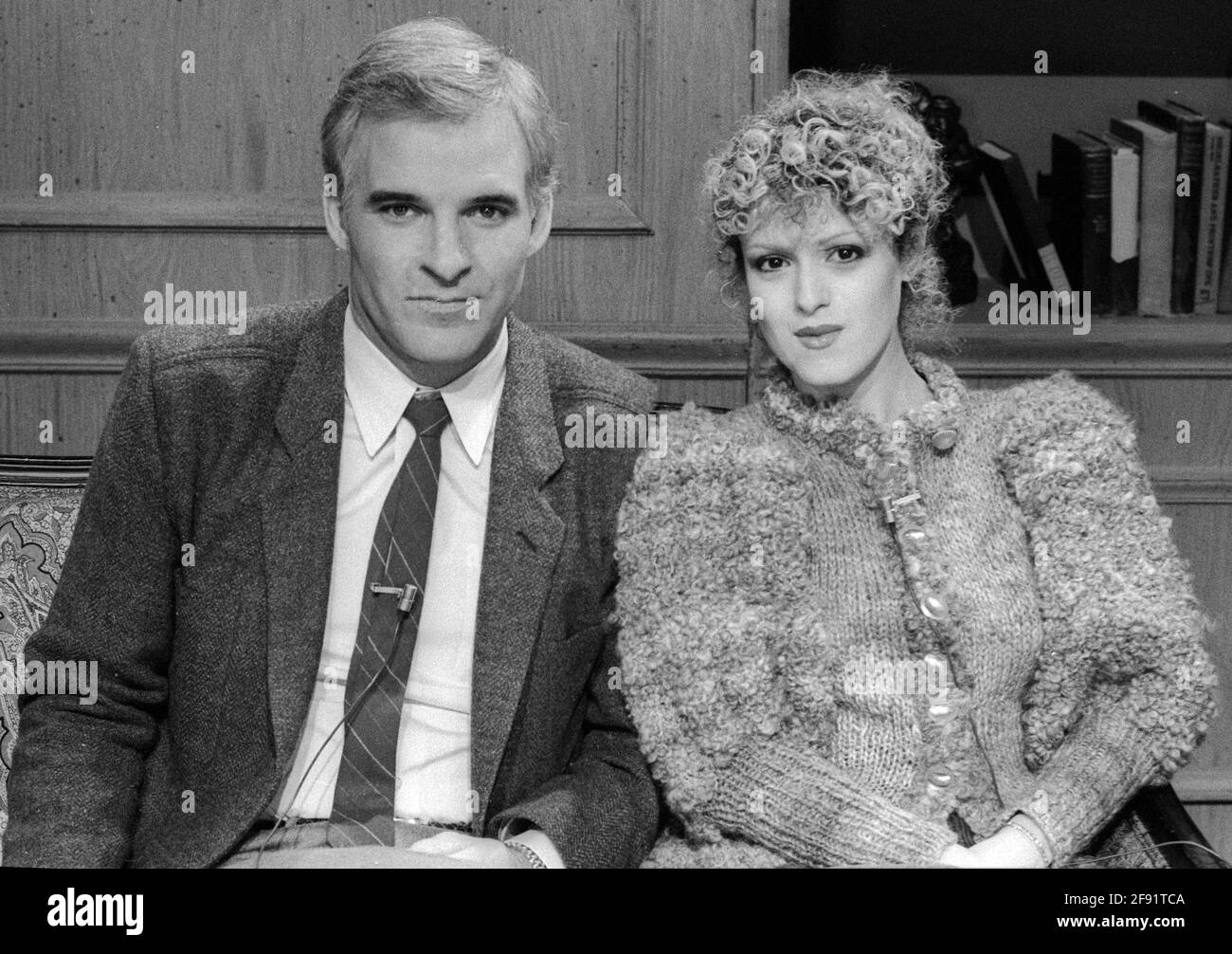 Steve Martin and Bernadette Peters 1981 Photo By Adam Scull