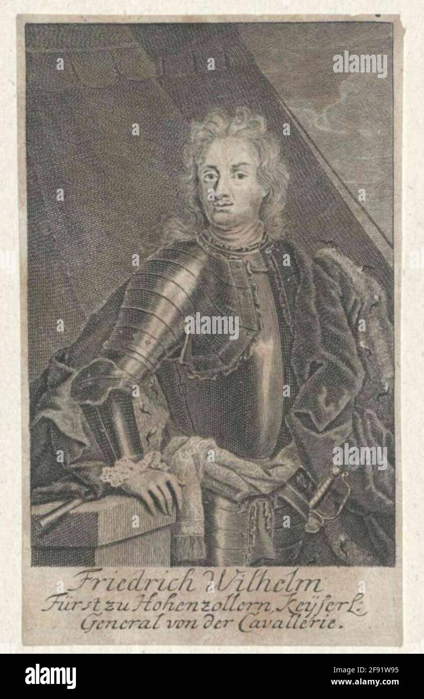 HohenzollernHechingen, Friedrich Wilhelm Graf von Stock Photo Alamy
