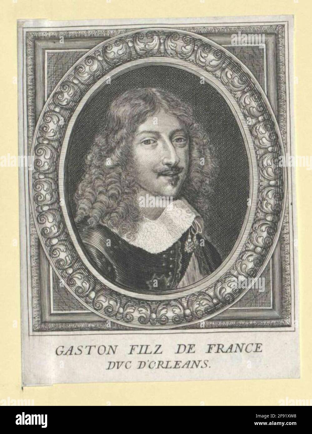 Gaston, Duke of Orléans. Stock Photo