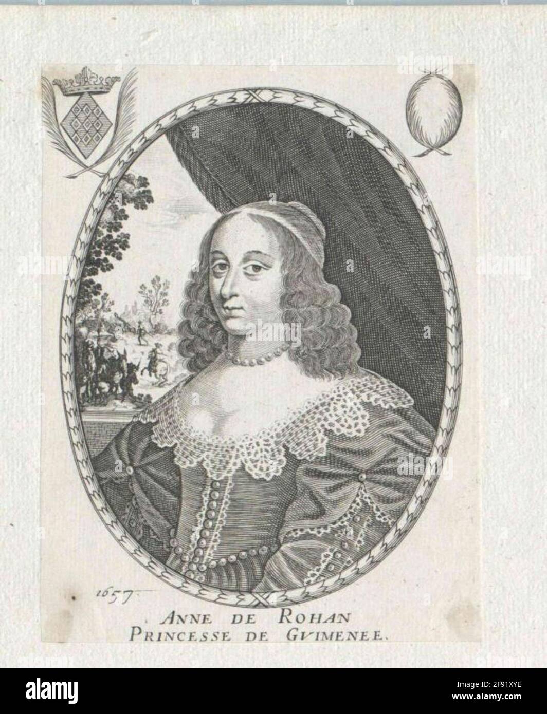 Rohan, Princess of Guémane, Anne de Stock Photo Alamy