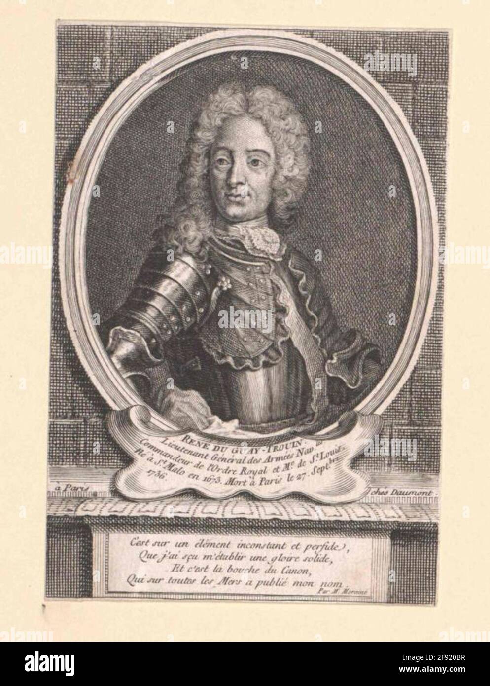 You guay-trough, rené losses: Petit, Gillyim, Gilmes Edmotate: 1736/1760 Defeasts Medit Stock Photo