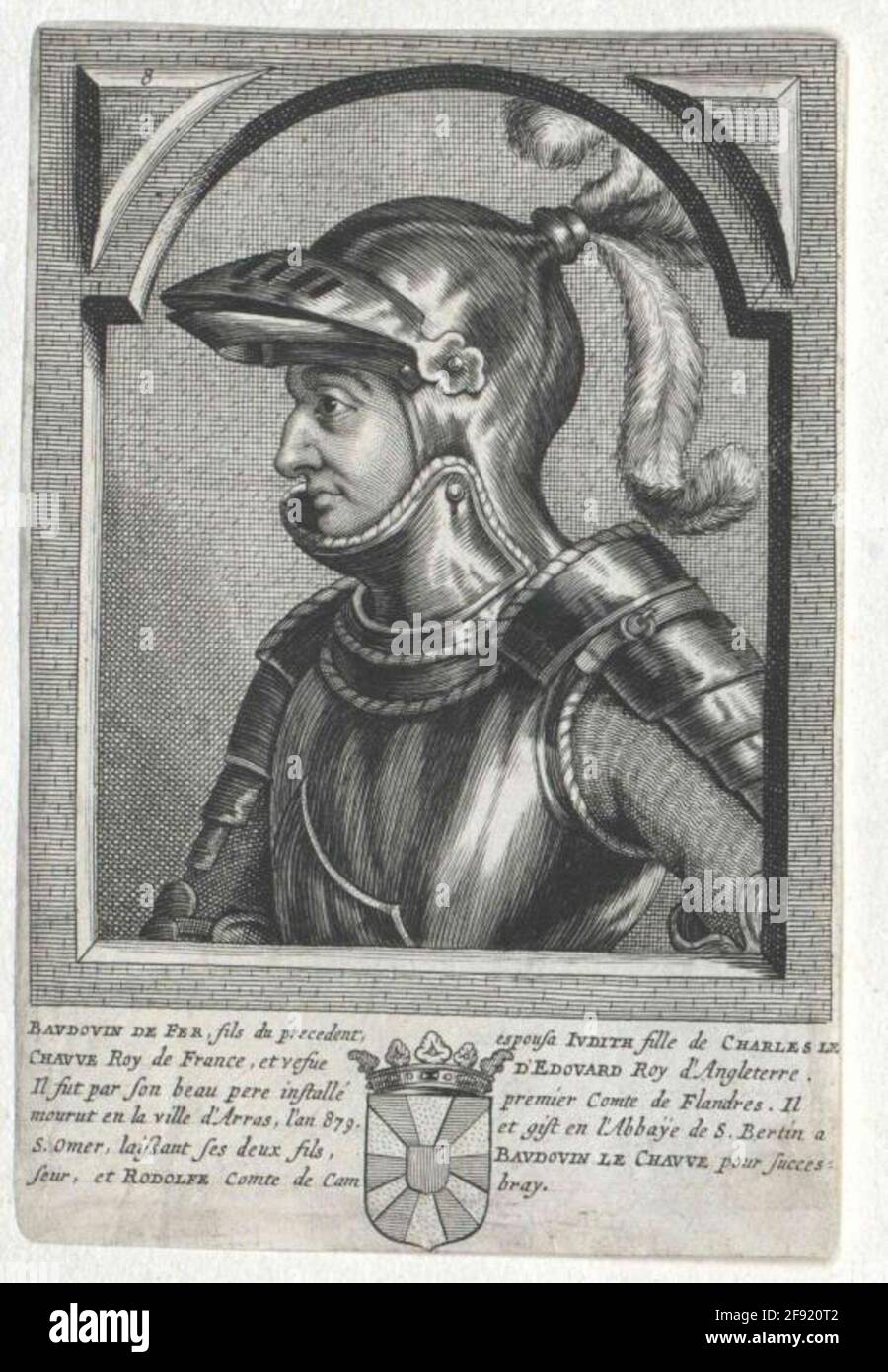 Balduin I, Count of Flanders Stock Photo - Alamy