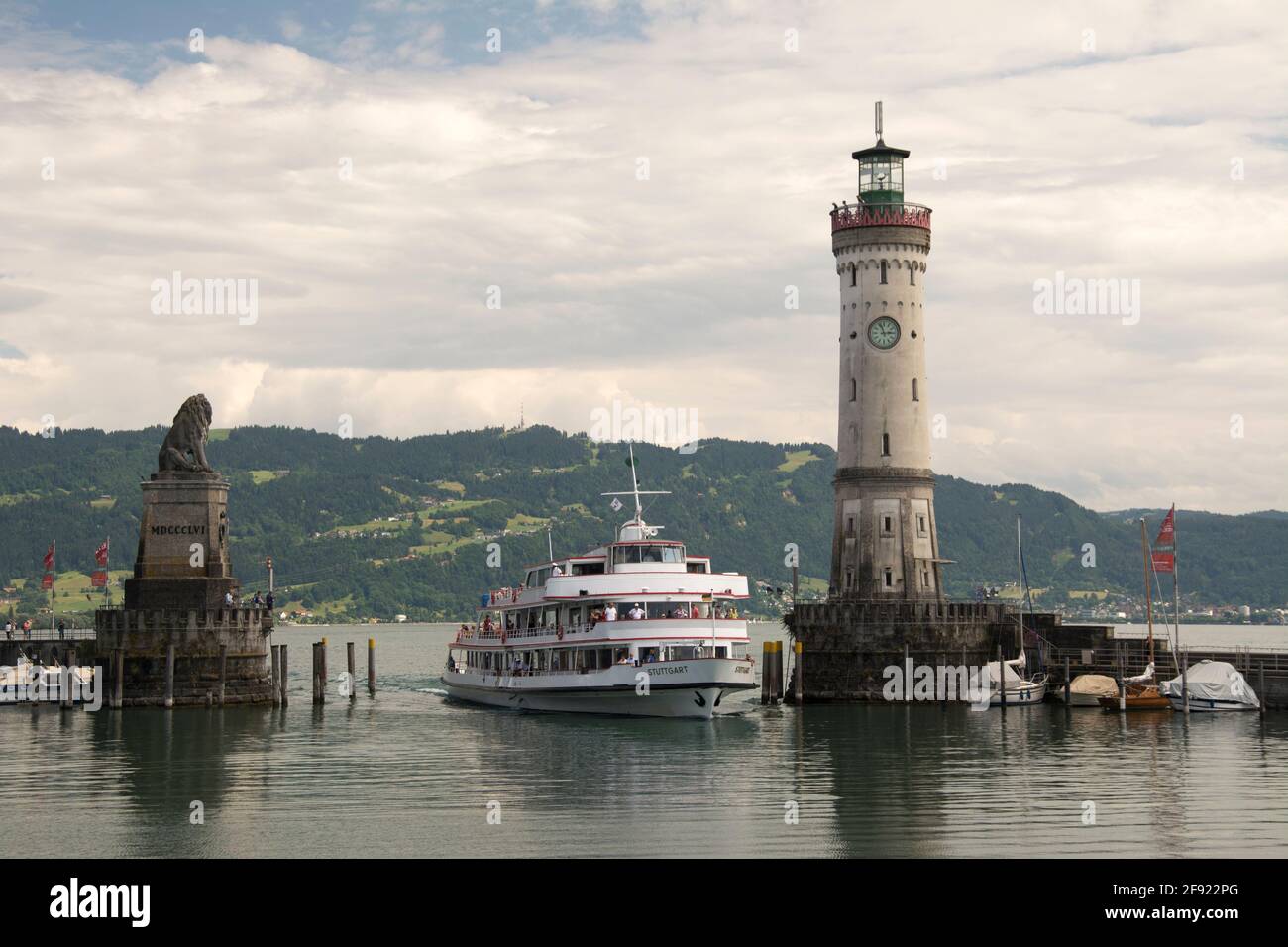 Lindau on the Bodensee (Lake Constance), southern Germany Stock Photo