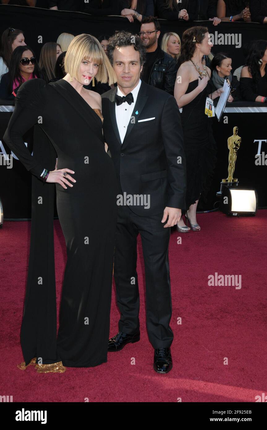 Sunrise Coigney,Mark Ruffalo at 83rd Annual Academy Awards held at the Kodak Theatre on February 27, 2011 in Los Angeles, Ca Stock Photo