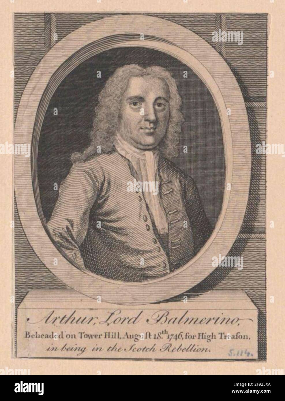 Elphinstone, 6. Lord Balmerino, Arthur Stock Photo Alamy