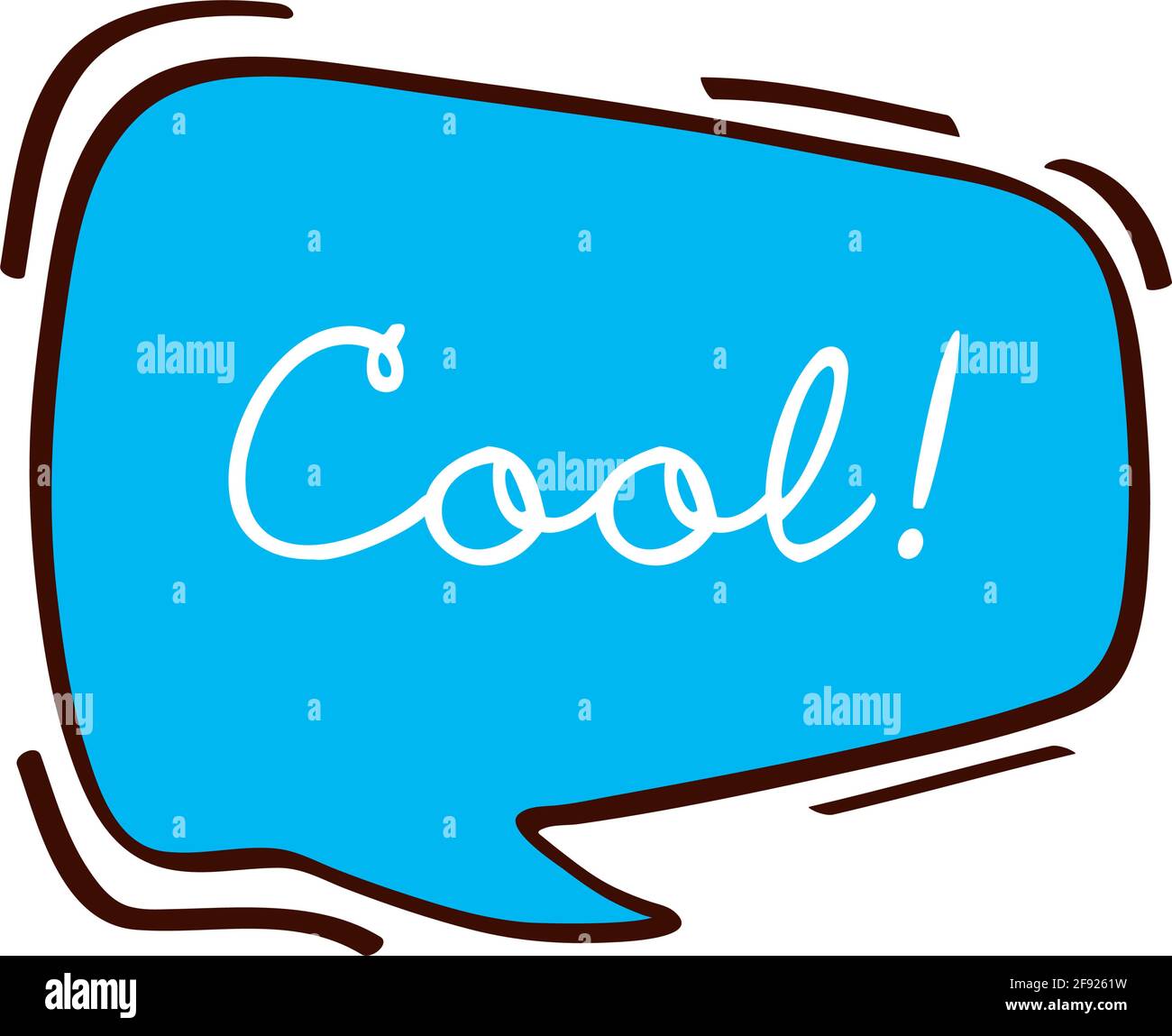cool word in text balloon Stock Vector Image & Art Alamy