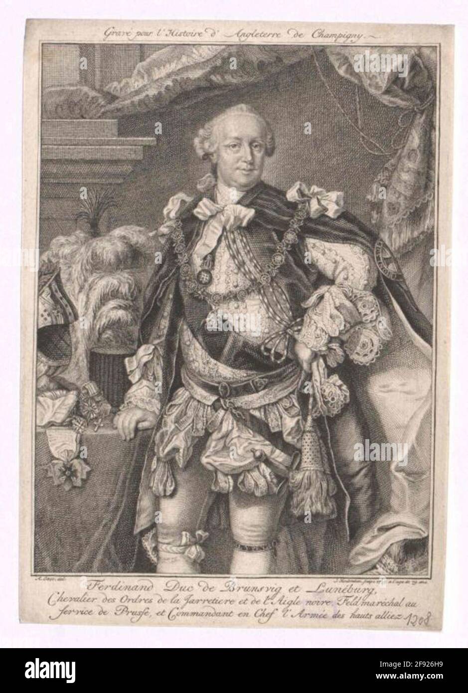 Ferdinand, Duke of BraunschweigWolfenbüttel Stock Photo Alamy