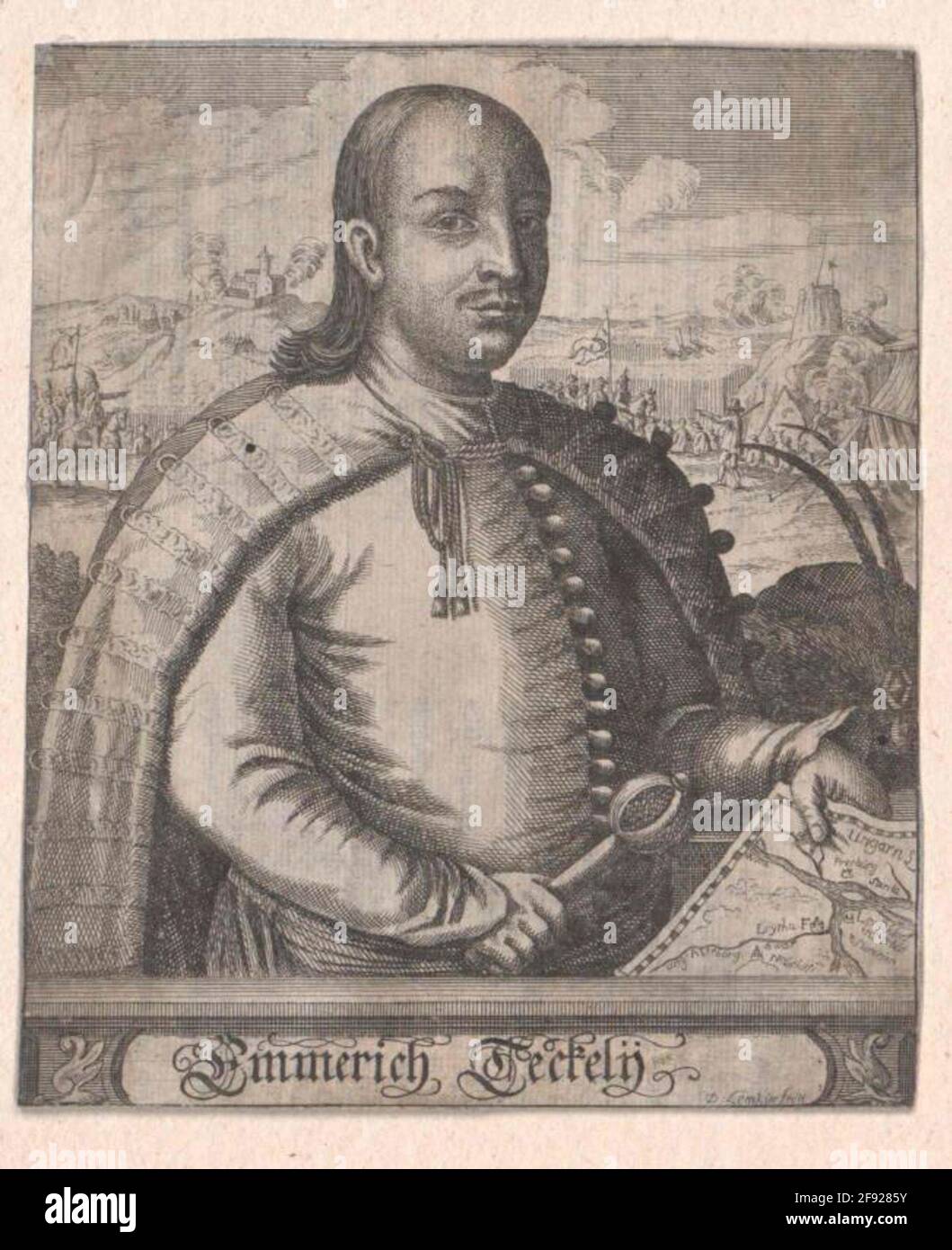 Thököld, Emmerich Count Publisher: Wiering, Thomas of Stecher: Lemkus, Diederich Verlagsort: Hamburg Stock Photo
