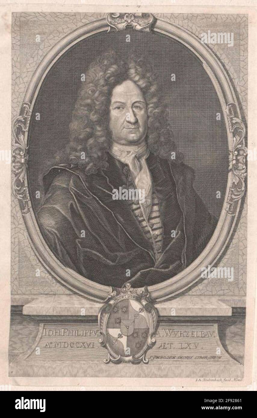 Root construction, Johann Philipp von Stock Photo Alamy