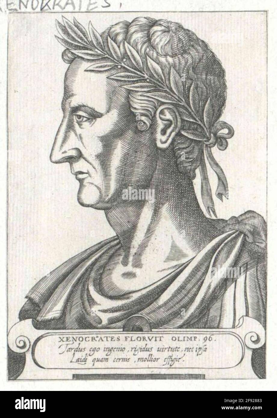 Xenocrates of Chalkedon Stock Photo Alamy