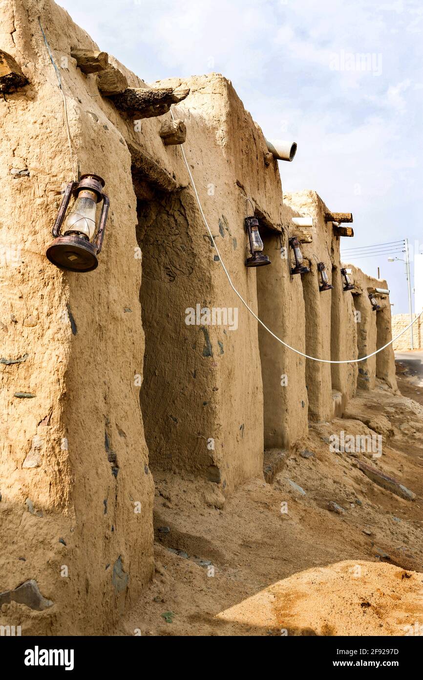 Old House in Yanbu Al Nakhl Historical Place, Saudi Arabia Stock Photo