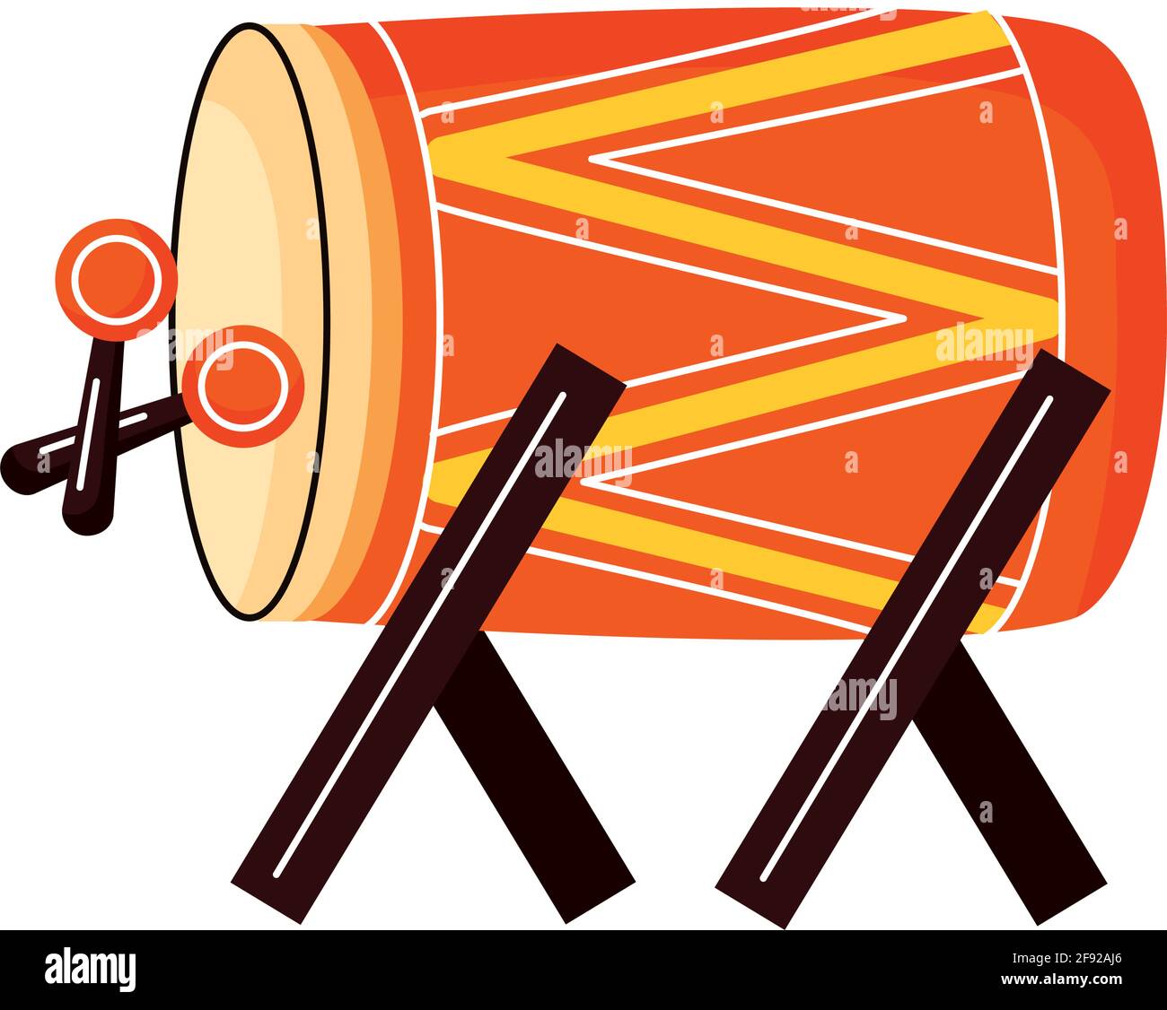 eid mubarak drum instrument icon Stock Vector Image & Art - Alamy