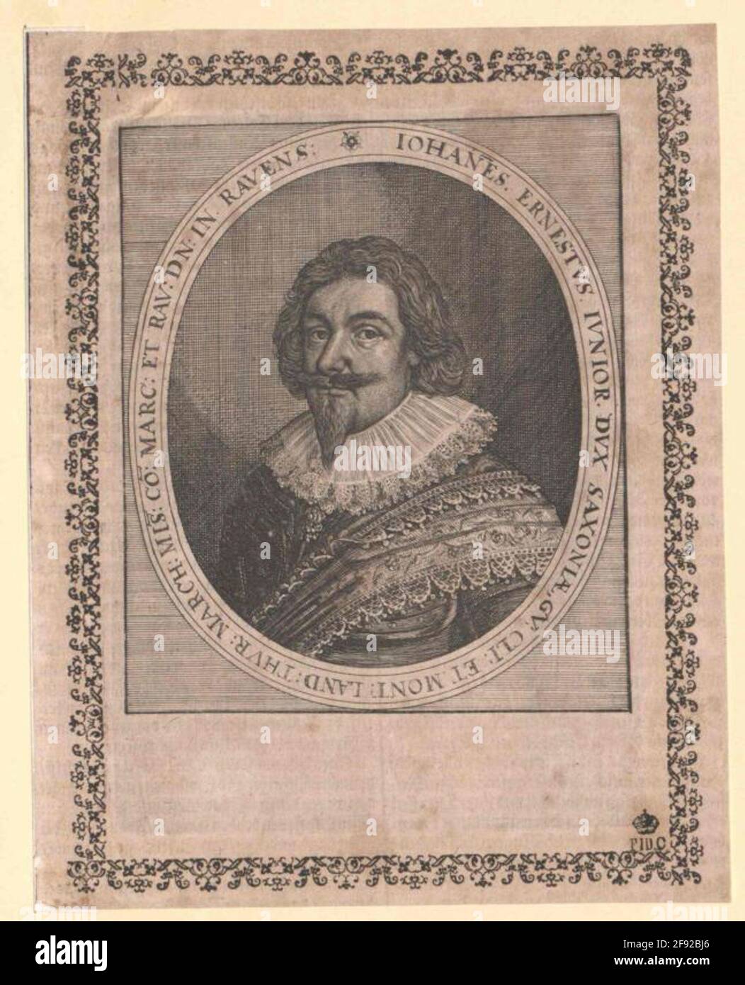 Johann Ernst I, Duke of SachsenWeimar Stock Photo Alamy