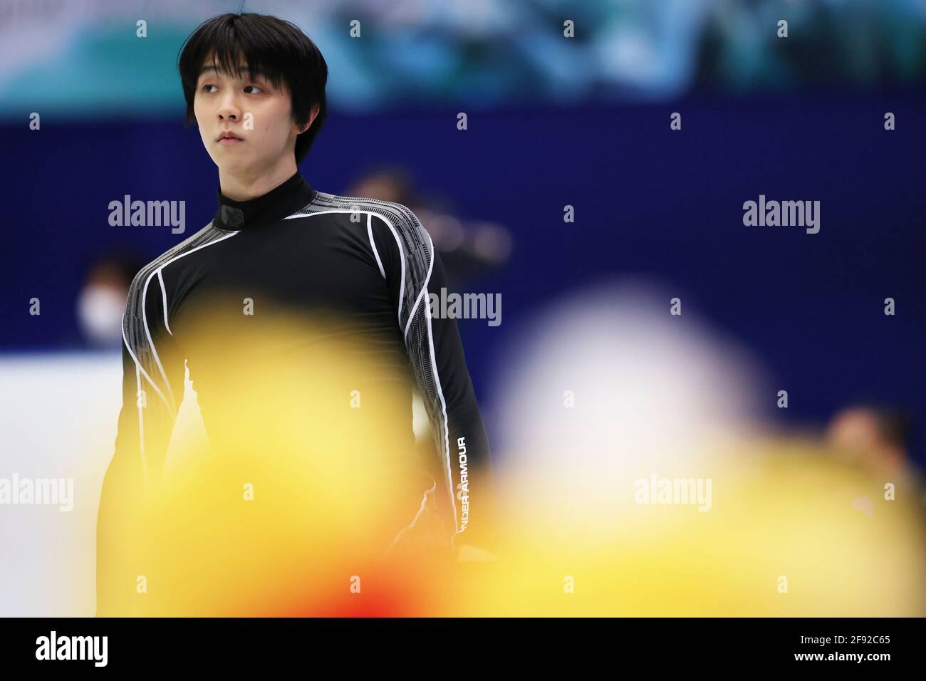 Osaka, Japan. April 16 2021 Figure Skating 2021 Men's Practice at