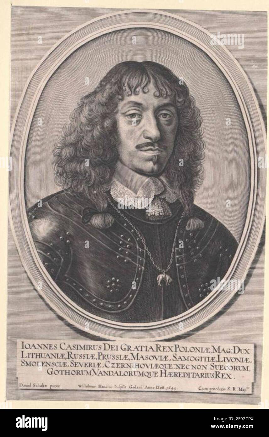 Johann II. Kasimir, King of Poland Stecher Hondius, Willemfactic