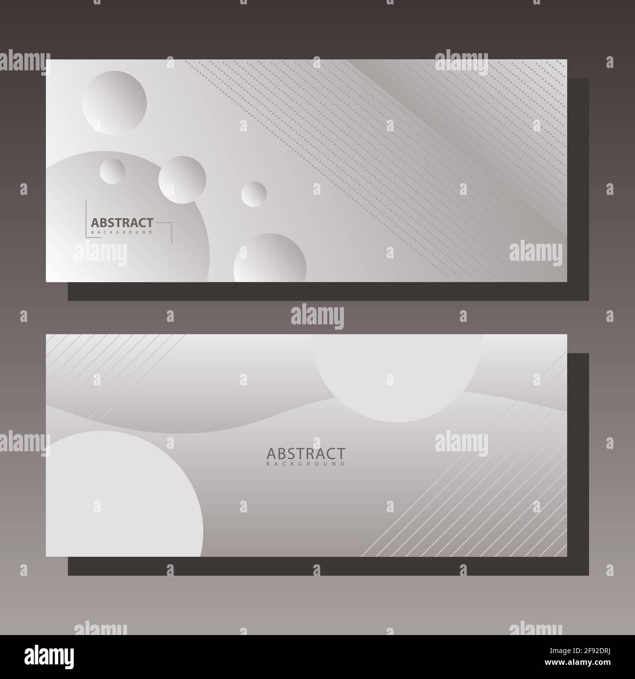 two templates in gray background Stock Vector Image & Art - Alamy