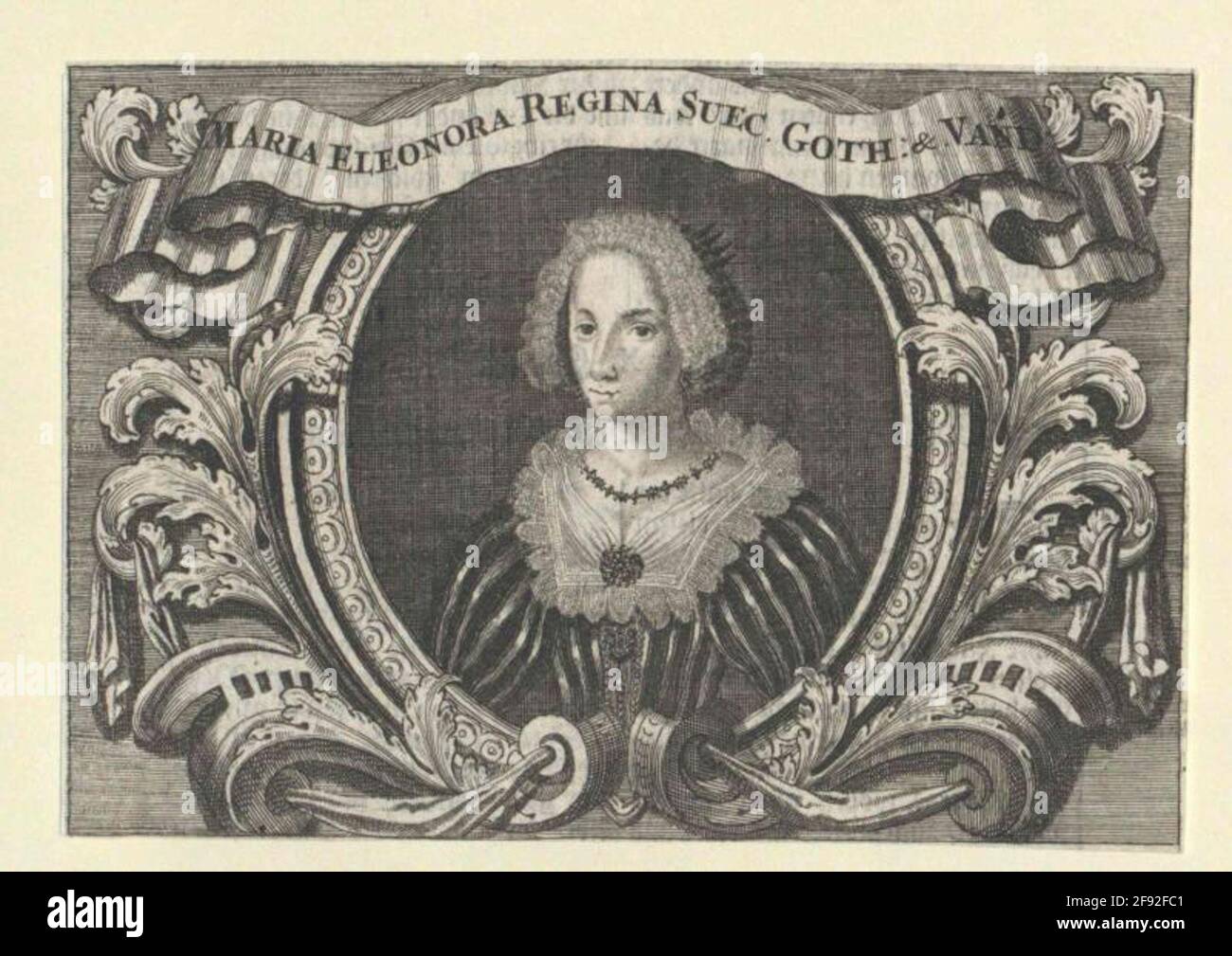 Marie Eleonore, Princess of Brandenburg. Stock Photo